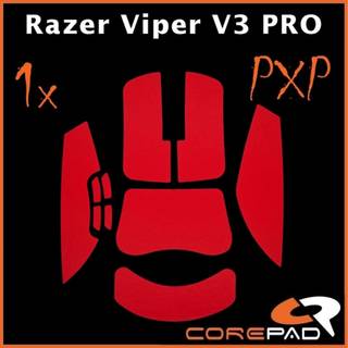 Corepad PXP Grips til Razer Viper V3 Pro - Rød