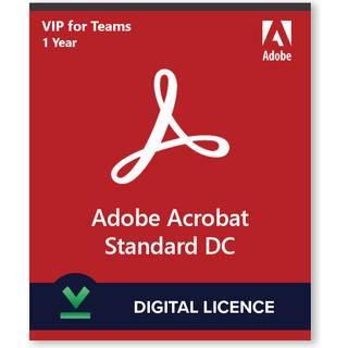 Adobe Acrobat DC Standard VIP | 1 Year | Digital Licence