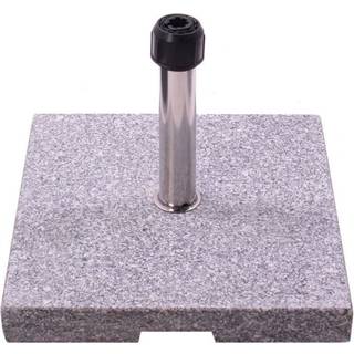 Parasolfod 45kg - Grå granit m/hjul