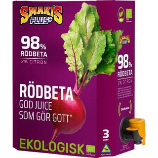 Smakis Plus Øko Rødbedejuice 3L