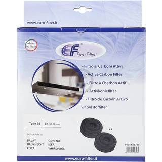 Eurofilter FKS380 Kulfiber til Whirlpool 2-pak