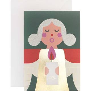 Paper Poetry 3D-Karte Engel A5 - Mehrfarbig