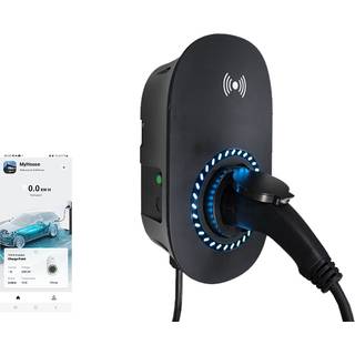 Fullwatt Wallbox EV Lader - 11kW Type 2, WiFi/BT, Sort