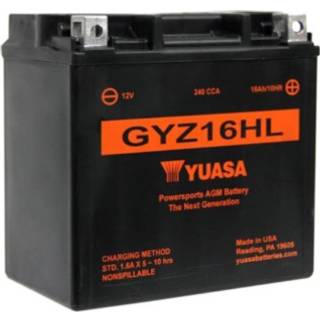 Yuasa GYZ16HL 12V AGM Batteri til Motorcykel