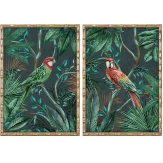 Maleri Home ESPRIT Krystal Gran 50 x 2,8 x 70 cm