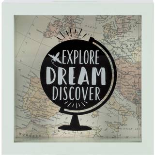 Prinz Udforsk Dream Discover Money Savings Piggy Bank til voksne Kids Savings Box Change Jar 6 'X 6' Tr?skygge Lysegr?n