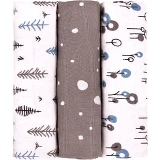 T-TOMI TETRA Grey Trees stofbleer 70x70 cm 3 stk. - 3 stk.