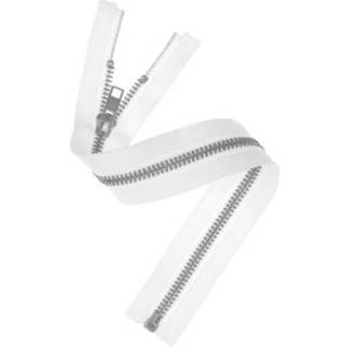 Metall Reißverschluss 5mm - Offwhite