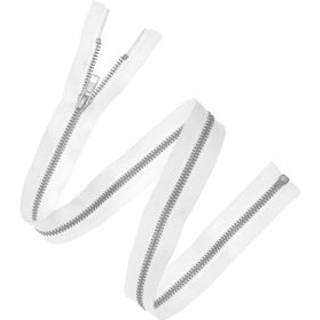 Metall Reißverschluss 5mm - offwhite
