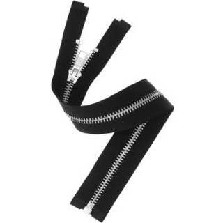 Metall Reißverschluss 5mm - Schwarz