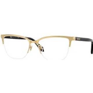Versace Kvinde VE1304 1002 Optiske stel Metal Guld Transparent Cat Eye Normal