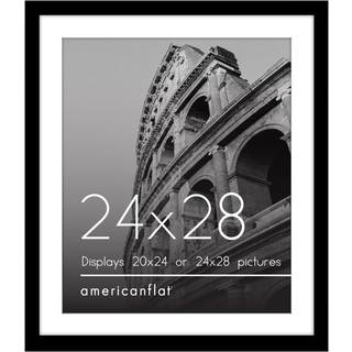 AmericanFlat 24x28 Billedramme med poleret plexiglas - Brug som 20x24 ramme med Mat eller 24x28 ramme uden mat - episk samling - bred billedramme