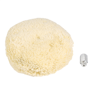 7 tommer dobbeltsidet uldpoleringspude med 5/8 tommer bolt (pakke med 1)