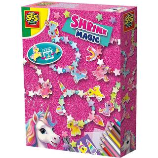 SES Creative Unicorn Charm-armbånd  Yellow-5-10 Y  Lyserød  5-10 år  Unisex