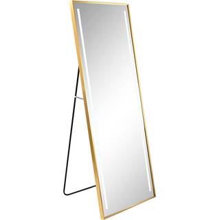 Påklædningsspejl Home ESPRIT Gylden Aluminium 60 x 5 x 165 cm