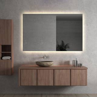 Koniseur Backlight badeværelses spejl, LED – lampeudtag - Antidug (Variant: Størrelse: Højde 75 cm Brede 150 cm)