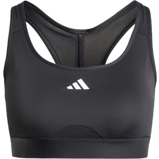 adidas Women's Powerreact Bra Sports-bh Damer størrelse XS farve grå