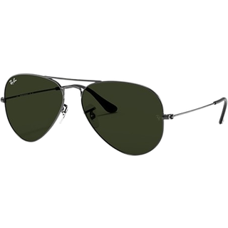 Ray - Ban Unisex RB3025 AVIATOR W0879 Solbriller Metal Grå Grøn G15 Pilot Normal - Grå