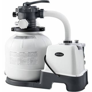 Sandfilter og Saltvandssystem 32.200 lt Intex pumpe 26676 QX2100
