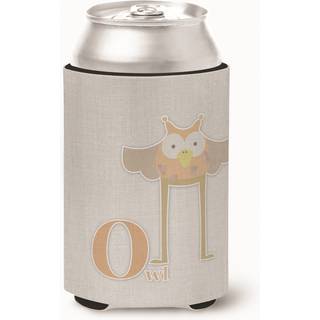 """" Caroline's Treasures Alphabet O for Owl Can eller Bottle Hugger kan hugger flerfarvet """"