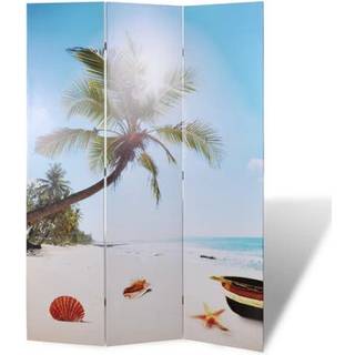 Foldbar Rumdeler 120X170 Strandmotiv - 3 / Blå