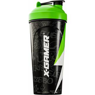 X-Gamer X-Zero Shaker 700ml - Sort & Grøn