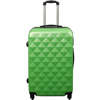 Kuffert - Hardcase - Str. Medium - Diamant grøn - Smart billig rejsekuffert