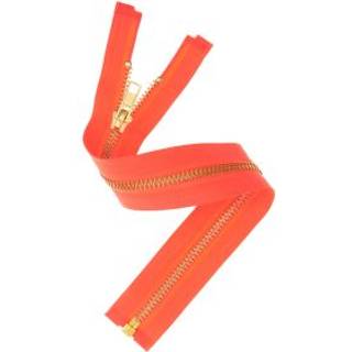 Metall Reißverschluss 5mm - Neonorange