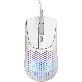 Glorious Model O 2 Mini - Matte White - Gaming Mus - Optisk - 5 knapper - Hvid med RGB-LED lys