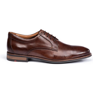 LLOYD MARE Dark brown (mørkbrun) Snøresko i blødt kalveskind (UK Size 9,5) Str. 44