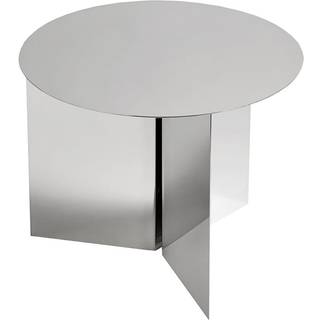 Hay Slit Round Bord Spejlglas - Sofabord Stål Mirror - AA686-A364-AA86