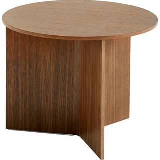 Hay bord - Slit table Wood - Walnut - Ø45 x H35,5 cm