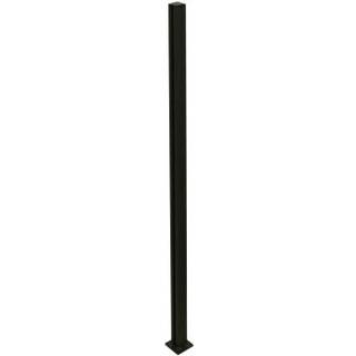 HORTUS multi alustolpe, sort/aluminium - 5 x 5 x 158 cm