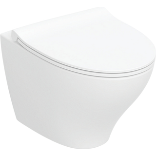 Ifø Spira Modern, væghængt toilet inkl softclose sæde, rengøringsvenlig, hvid