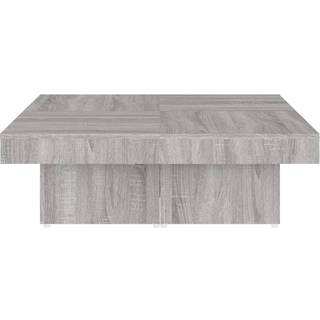 Sofabord 90X90X28 Cm Konstrueret Træ - Grå sonoma-eg