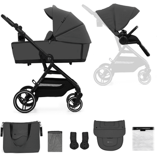 Kinderkraft YOXI 2-in-1 Duovogn, Moonlight Grey