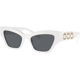 Swarovski SK6021 105087 53 Solbriller Kvinder Hvid - White - 53mm