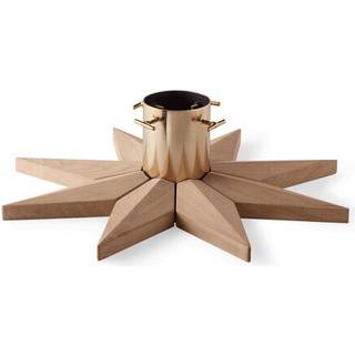 Fritz Hansen Skagerak Stella Christmas Tree Base Egetræ/Messing Belagt Stål
