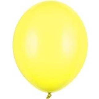 100 stk. Latexballoner gul 12" - Luksus kvalitet til festdekoration & heliumbrug