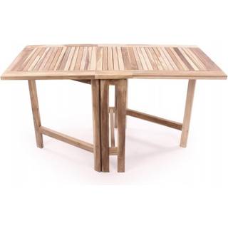 Lærke teak Butterfly bord 65x130 cm