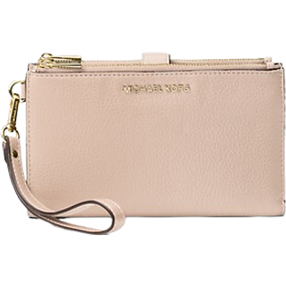 MK Adele Leather Smartphone Wallet - Pink - Michael Kors - ONE SIZE