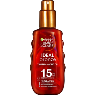 Garnier Ambre Solaire Ideal Bronze Beskyttende og accelererende sololie SPF 15 150 ml - 150 ml