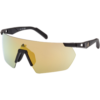 Adidas Sport Mand SP0062 02G Solbriller Plast Sort-opaque Multifarvet Firkantet Normal Spejl