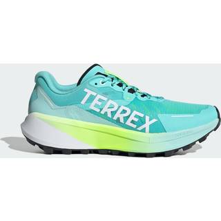 Terrex Agravic 3 Trail løbesko - Flash Aqua / Cloud White / Lucid Lemon - 44 2/3