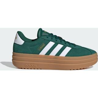 VL Court Bold sko - Collegiate Green / Cloud White / Gold Metallic - 44