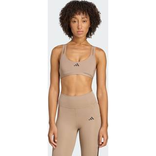 Aeroimpact Luxe light-support trænings-bh - Chalky Brown - M (A-B)