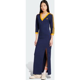 Adicolor Classics 3-Stripes Maxi kjole - Night Indigo / Crew Orange