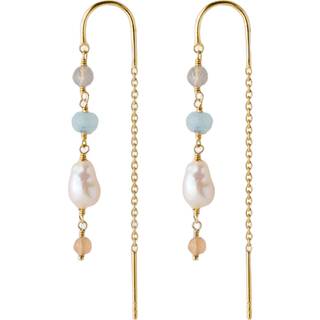 Mellow Blue Earchains Sterling Sølv Øreringe fra Pernille Corydon