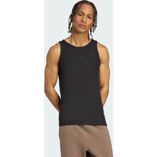 Stram, ribstrikket Premium Essentials tanktop - Black / Black