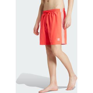 Adicolor 3-Stripes 8-Inch badeshorts - Lucid Red
